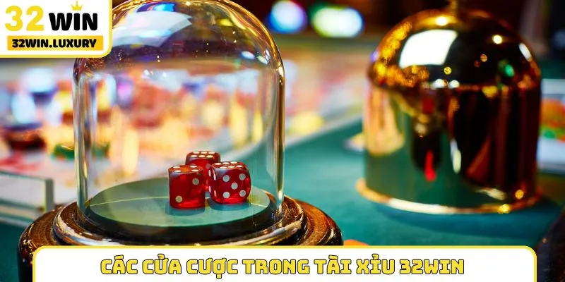 Các cửa cược trong tài xỉu 32WIN