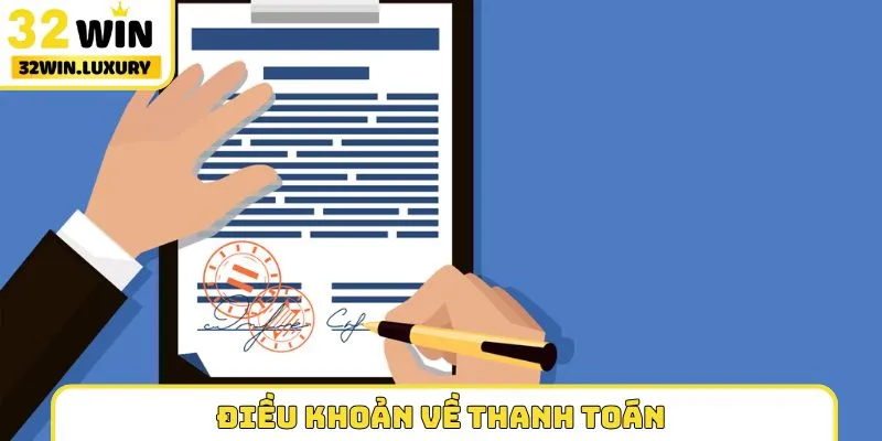 Điều khoản về thanh toán